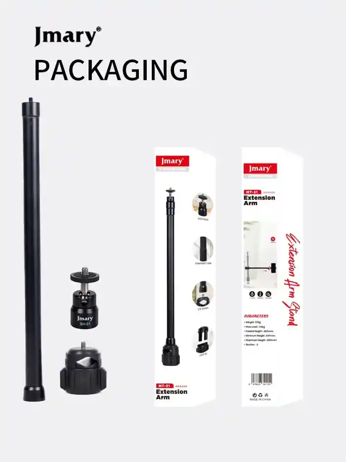 JMARY MT-21 Adjustable Arm Extension Tripod